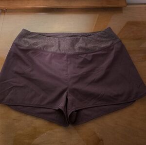 MPG Purple Athletic Shorts Streamlined Design
